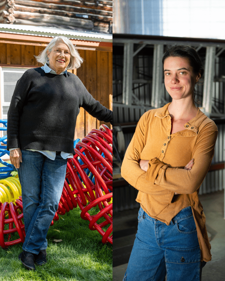 Bunny Burson and Leah Aegerter